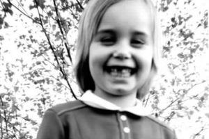 Kindheitsfoto von Christiane Schmid