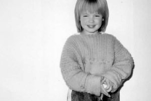 Kindheitsfoto von Janine Kolisch